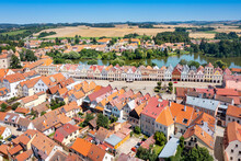 historical centre of Telc town (UNESCO), Vysocina district, Czech republic, Europe