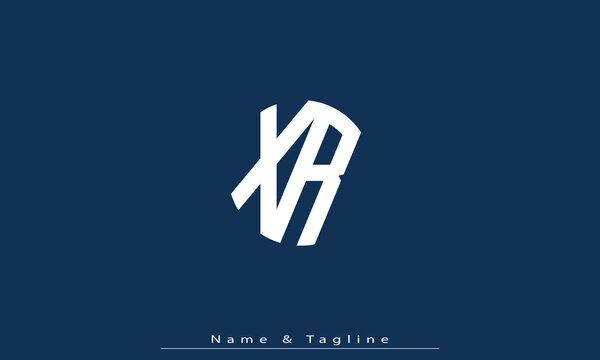 Alphabet letters Initials Monogram logo XR , RX