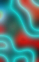 Wall Mural - Abstract blue-red defocused background. Bright color. Blurry lines and spots. Background for the cover of a laptop, notebook.