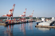 Halifax City Port And Cranes