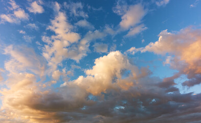 Wall Mural - beautiful sky with clouds