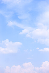 Wall Mural - bright blue sky with clouds