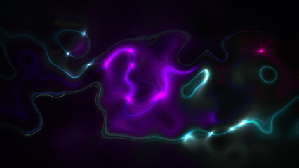 Poster - abstract plasma. computer generated 3d render