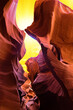 Magical Canyon Antelope near page arizona usa. Breathtaking slot canyon with amazing colorful sandstone walls.