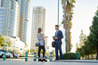 © Cavan Images - People having a business meeting in a modern open space