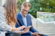 © Cavan Images - Teamwork in a business meeting in a modern open space