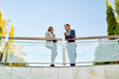© Cavan Images - Teamwork in a business meeting in a modern open space