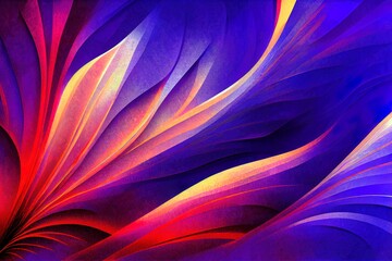 Poster - Imaginatory lush fractal texture generated image abstract background