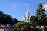 Fototapeta Tęcza - The Basilica of the Sacred Heart of Paris (Sacre Coeur in Montmartre) where is a Famous Landmark in Paris, France.