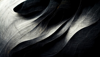 Wall Mural - Abstract background of black colour on unbalance line
