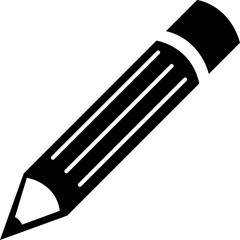 Poster - pencil icon symbol vector template on white background..eps