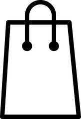 Poster - Shopping bag - Vector icon.on white background..eps