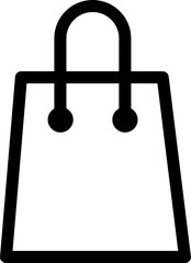 Poster - Shopping bag - Vector icon.on white background..eps
