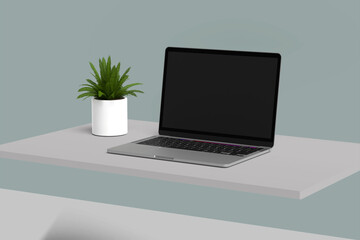 Wall Mural - Macbook Pro Blank Mockup