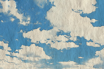 Wall Mural - retro sky pattern