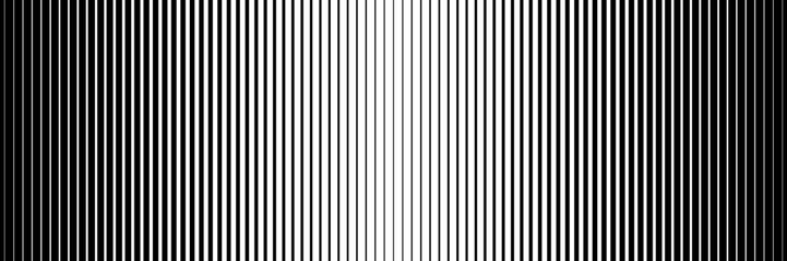 Poster - horizontal black line halftone design for pattern and background.