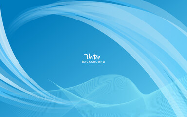 Wall Mural - Abstract wavy design texture background. Blue Wavy design background vector