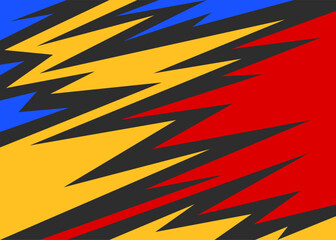 Poster - abstract background with sharp and spike pattern and with some copy space area
