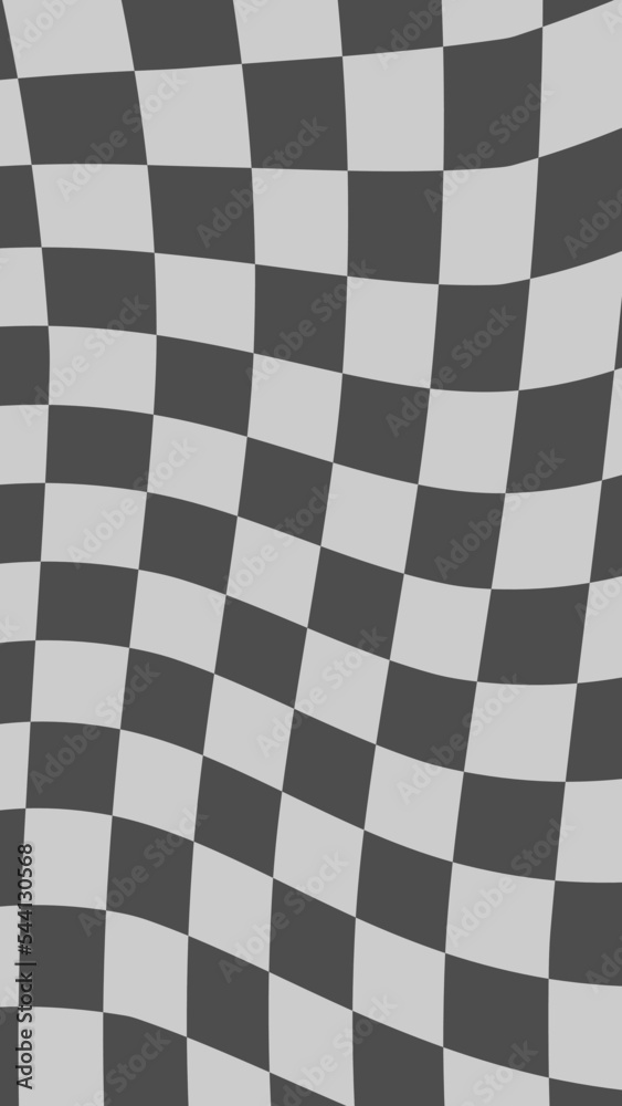 aesthetic cute distorted vertical grey checkerboard, gingham ...