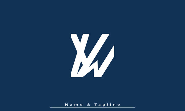Alphabet letters Initials Monogram logo XW , WX