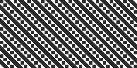 Aufkleber - Diagonal squares and stripes alternate, follow each other. For seamless design of various surfaces.