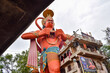 Big statue of Lord Hanuman near the delhi metro bridge situated near Karol Bagh, Delhi, India, Lord Hanuman big statue touching sky