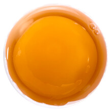 A Closeup Shot Of An Open Egg With Yoke