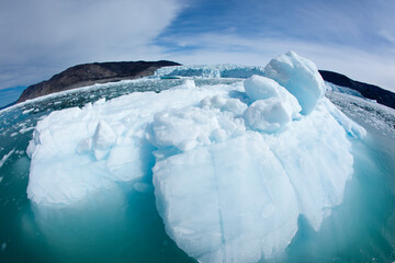 Wall Mural - Icebergs, Disko Bay, Greenland