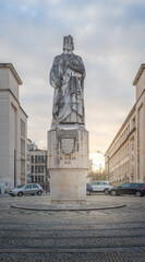 Wall Mural - Dom Dinis Statue (King Denis of Portugal) - Coimbra, Portugal