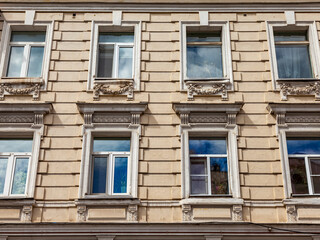 Wall Mural - Moscow, Russia, July 3, 2022. Typical historical architectural in downtown, 