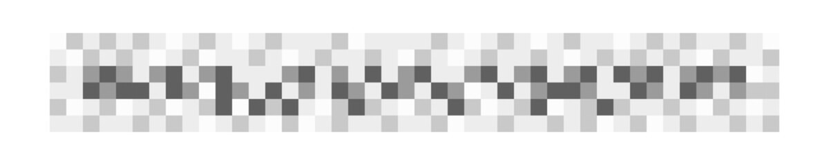 Wall Mural - censorship blur effect checkered texture. monochrome gray pixel mosaic pattern to hide text, image o