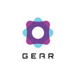 © SUPERGHONAM - Modern gear logo design illustration vector template