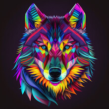 Wolf Head Illustration