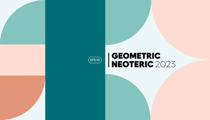 Poster - modern cover design template. abstract geometric shape texture background. minimal page layout for p