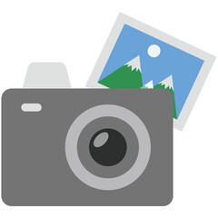 Poster - Photography Flat Illustration