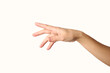 © Gecko Studio - Woman hand gesture isolated on white background