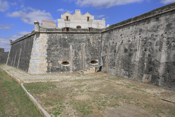 Wall Mural - 18th Century Fort Conde de Lippe or Our Lady of Grace Fort, view to the fortifications, Elvas, Alentejo, Portugal