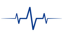 Heart Rate Pulse, Icon Medicine Logo, Heartbeat Heart Rate Icon, Audio Sound Radio Wave Amplitude Spikes