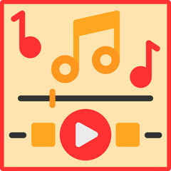 Sticker - Music Playing Icon