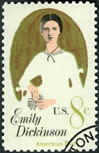 USA - 1971: Shows Emily Elizabeth Dickinson (1830-1886), American Poet, 1971