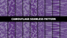 Military And Army Camouflage Seamless Pattern