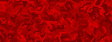 Abstract Background With Maze Pattern In Various Shades Of Red Colors