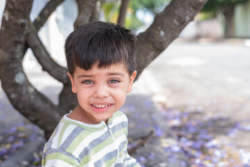 Portrait of a cute boy - Outdoor