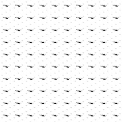 Poster - Square seamless background pattern from geometric shapes are different sizes and opacity. The pattern is evenly filled with big black helicopter symbols. Vector illustration on white background