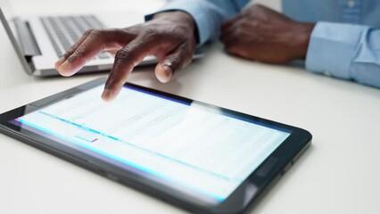 Poster - Analyst Using Spreadsheet Report