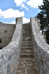 Stone steps of fortress 