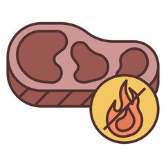 Sticker - undercooked icon