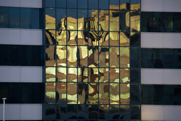 Wall Mural - Gebäudefassade aus Glass und Stahl