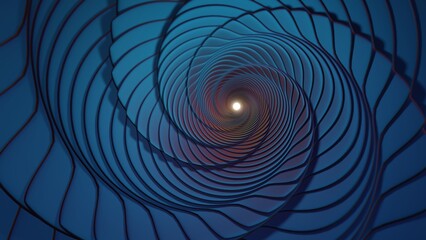 Aufkleber - Wonderful Abstract colourful swirl golden ratio background. Starburst dynamic wave. 3d rendering illustration  Background pattern for design.