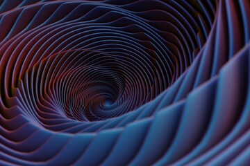 Poster - Wonderful Abstract colourful swirl golden ratio background. Starburst dynamic wave. 3d rendering illustration  Background pattern for design.